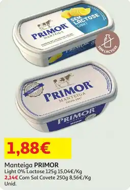 Auchan Manteiga PRIMOR promoção