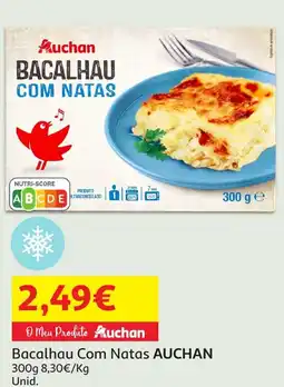 Auchan Bacalhau Com Natas AUCHAN promoção