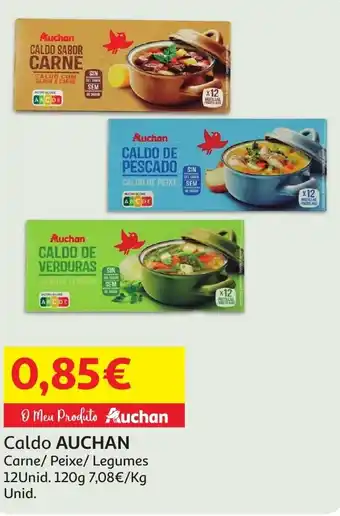 Auchan Caldo AUCHAN promoção