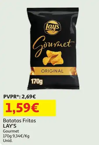 Auchan Batatas Fritas LAY'S Gourmet promoção