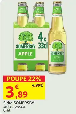 Auchan Sidra SOMERSBY promoção