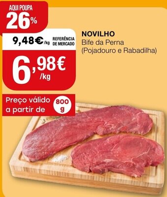 Intermarché Novilho Bife da Perna 800g promoção