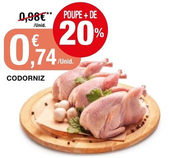Intermarché Codorniz promoção