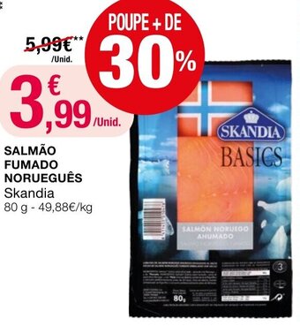 Salmão Fumado Norueguês Skandia 80g