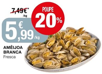 Intermarché Amêijoa Branca Fresca promoção