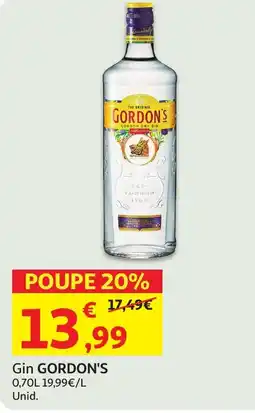 Auchan Gin GORDON'S promoção