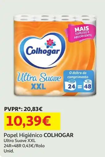Auchan Papel Higiénico COLHOGAR promoção