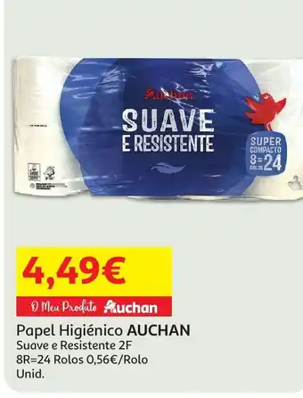Auchan papel Higiénico AUCHAN promoção