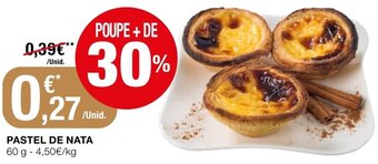 Intermarché Pastel de Nata 60g promoção