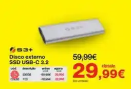 Disco externo SSD USB-C 3.2