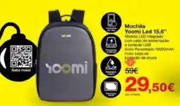 Staples Mochila Yoomi Led 15,6" Módulo LED integrado promoção