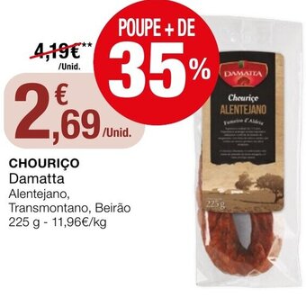Intermarché Chouriço Damatta 225g promoção