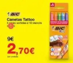 Staples BIC Canetas Tattoo promoção