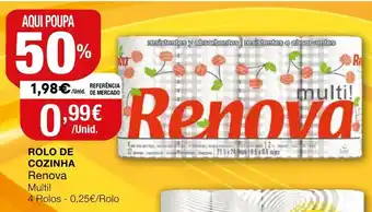 Intermarché Rolo de Cozinha Renova 4 Rolos promoção