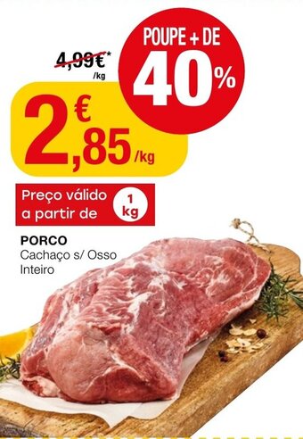 Intermarché Porco promoção