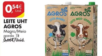 Leite UHT Agros 1lt