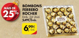 Pingo Doce Bombons Ferrero Rocher 24 Unid promoção