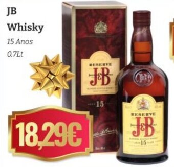 JB Whisky 15 Anos 0.7lt