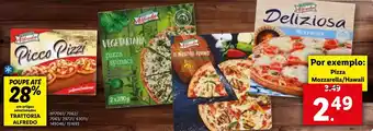 Lidl Trattoria Alfredo Pizza Mozzarella/Hawaii promoção