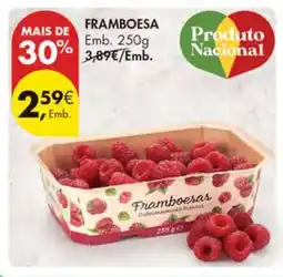 Pingo Doce Framboesa promoção