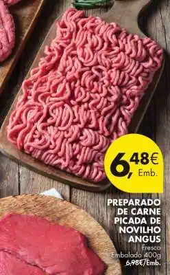 Pingo Doce PREPARADO DE CARNE PICADA DE NOVILHO ANGUS promoção