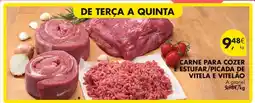 Pingo Doce CARNE PARA COZER E ESTUFAR/PICADA DE VITELA E VITELÃO promoção