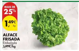 Pingo Doce Alface Frisada promoção