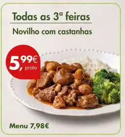 Pingo Doce Novilho com castanhas promoção