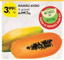 Pingo Doce Mamão Avião promoção