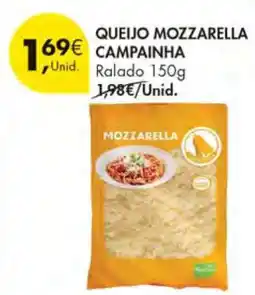 Pingo Doce Queijo Mozzarella Campainha promoção
