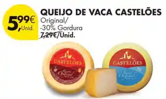 Pingo Doce QUEIJO DE VACA CASTELÕES promoção