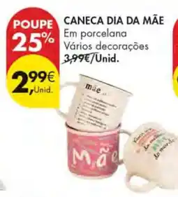 Pingo Doce Caneca Dia da Mãe promoção