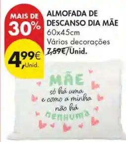 Pingo Doce Almofada de Descanso Dia Mãe promoção