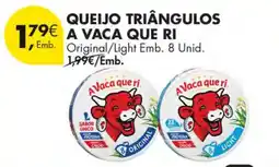 Pingo Doce QUEIJO TRIÂNGULOS A VACA QUE RI promoção