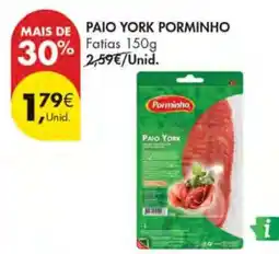 Pingo Doce PAIO YORK PORMINHO promoção