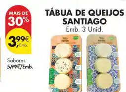 Pingo Doce Tábua de Queijos Santiago promoção