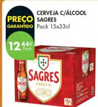 Pingo Doce CERVEJA C/ALCOOL SAGRES promoção