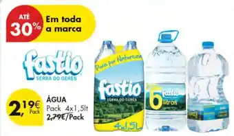 Pingo Doce Água Fastio promoção