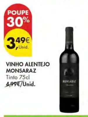 Pingo Doce VINHO ALENTEJO MONSARAZ promoção