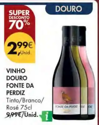 Pingo Doce VINHO DOURO FONTE DA PERDIZ promoção