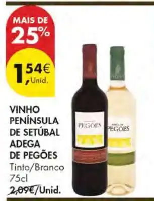 Pingo Doce Vinho Península de Setúbal Adega de Pegões promoção