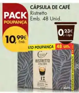 Pingo Doce Cápsula de Café Ristretto promoção