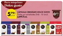 Pingo Doce Cápsulas Originais Dolce Gusto promoção