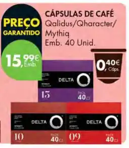 Pingo Doce Cápsulas de Café Qalidus/Qharacter/Mythiq promoção