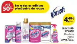 Pingo Doce Vanish Spray Pré-Lavagem promoção