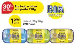 Pingo Doce BOM Petisco Atum em posta 120g promoção