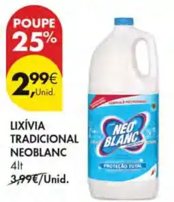 Pingo Doce Lixívia Tradicional Neoblanc promoção