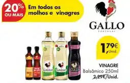 Pingo Doce VINAGRE Balsâmico 250ml promoção