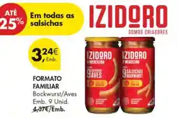 Pingo Doce Izidoro Salsichas promoção