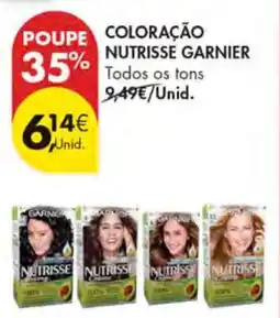 Pingo Doce Coloração Nutrisse Garnier promoção